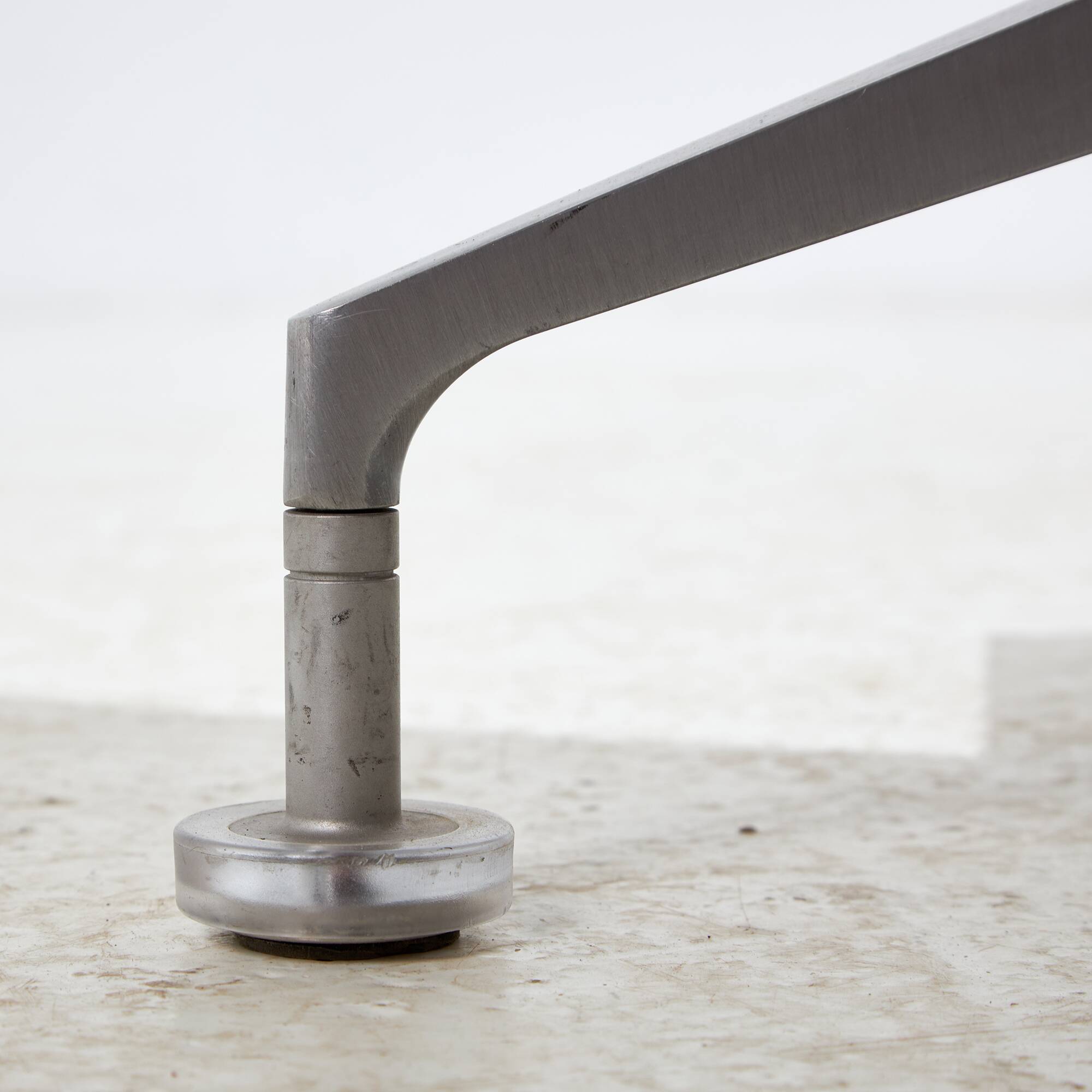 Chaise argentée par hadi teherani pour interstuhl (mk10281)