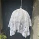 Hanging lamp dressed in vintage crochet 1970