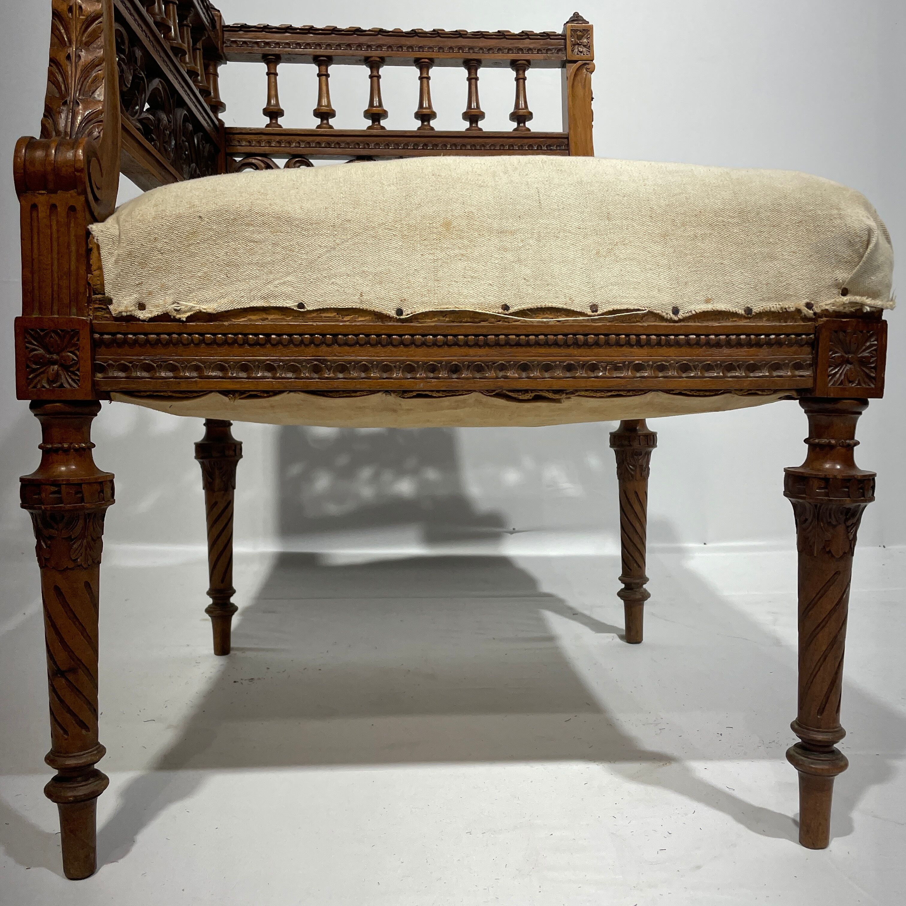 Napoleon III style corner chair