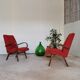 Pair of armchairs 6951 by Jaroslav Smidek for Dyha Brno 1969