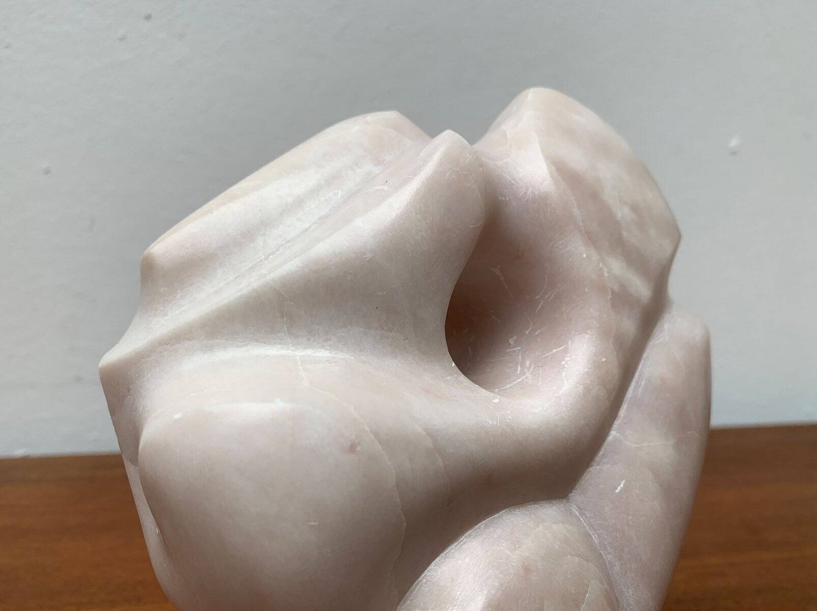 Vintage postmodern stone sculpture