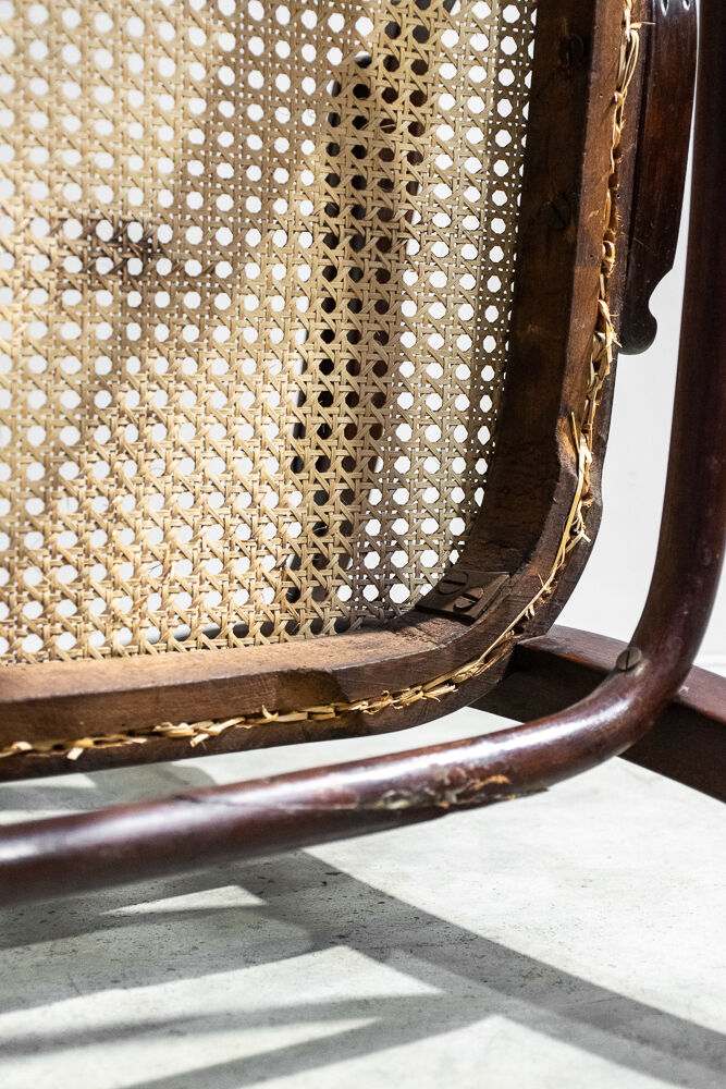 Ensemble d’un banc et trois chaises Jacob Josef Rohn Wien 1930