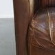 Cowhide Leather Chesterfield Aviator Armchair