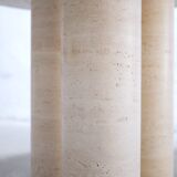 Vintage travertine dining table