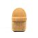 Yellow vintage armchair with storage space made in the 70s