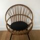 Fauteuil nid en rotin