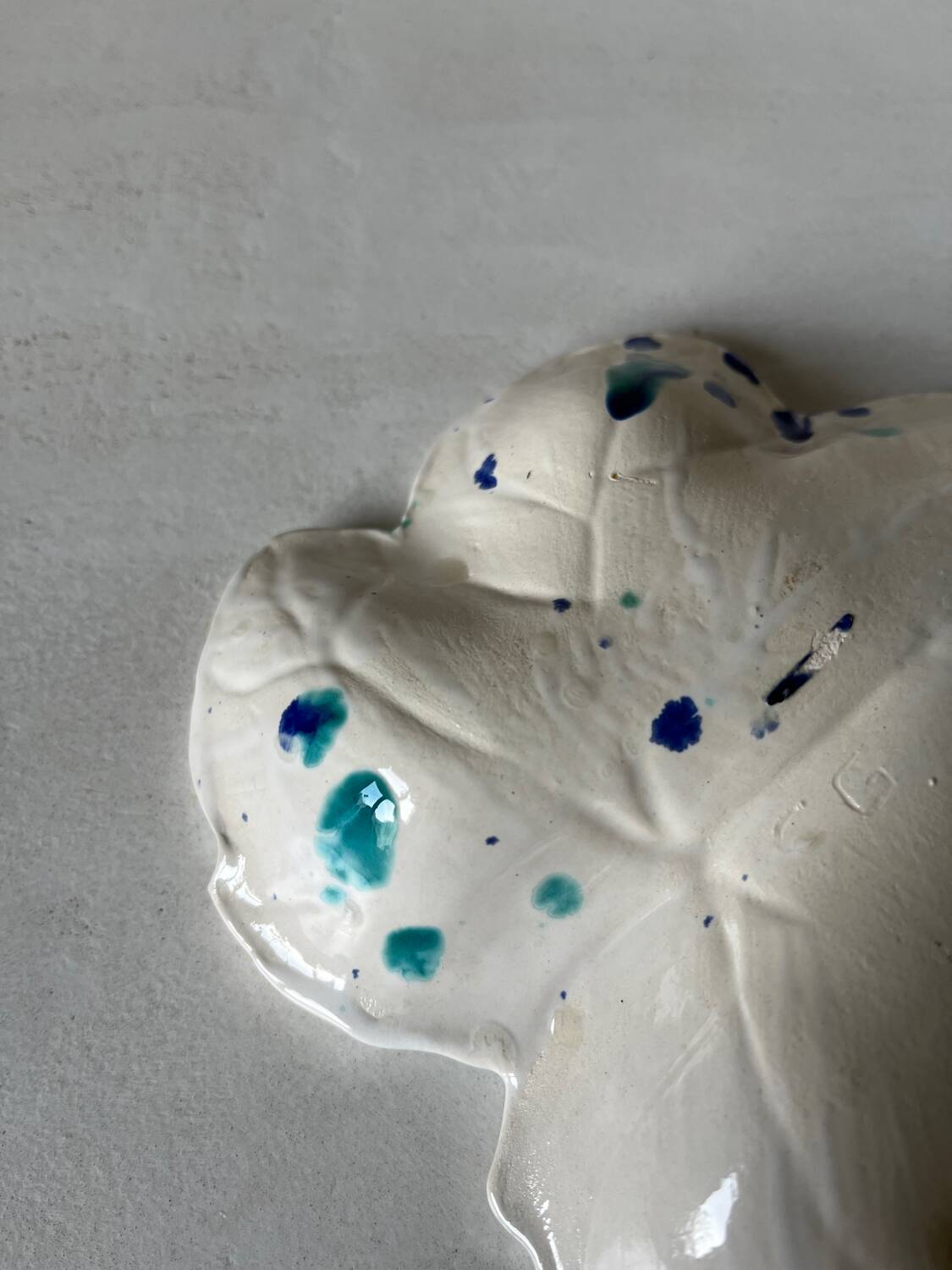 Speckled ceramic bowl