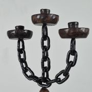 Vintage brutalist chain candlestick Spain