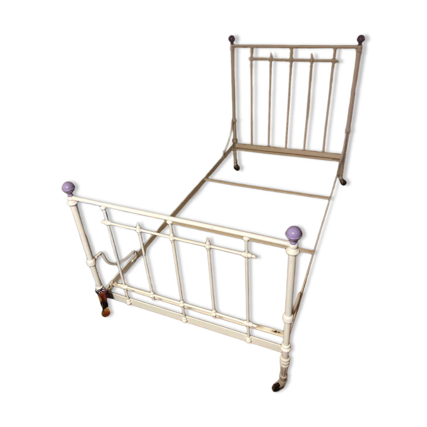 Old wrought iron bed