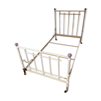 Old wrought iron bed