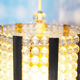 Vintage pendant chandelier by Emil Stejnar for Rupert Nikoll - Austria 1960's