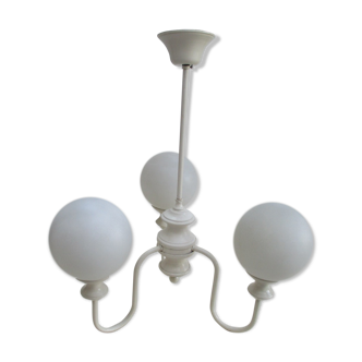 Vintage 3 globe chandelier