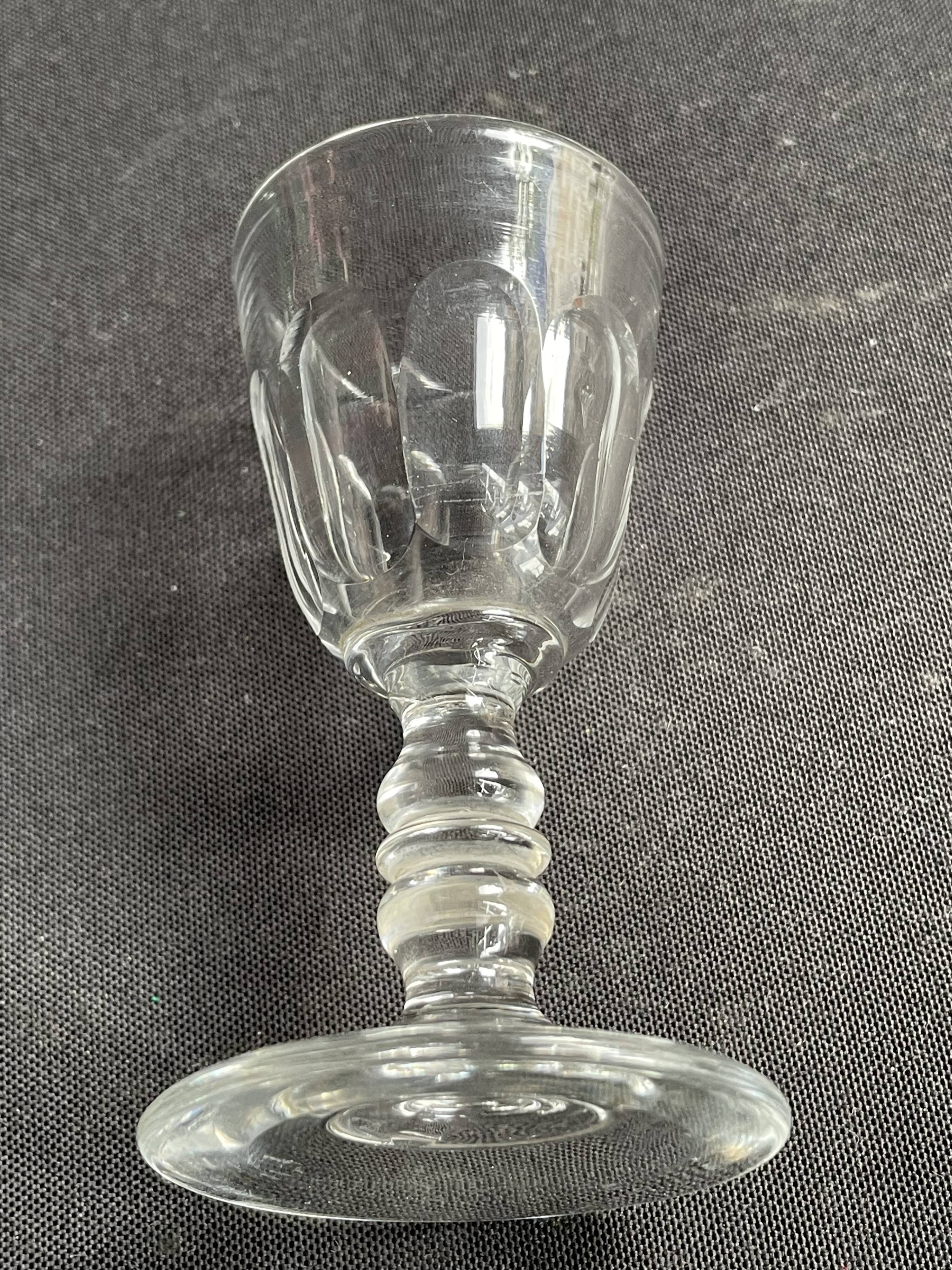 6 Baccarat Clermont liqueur glasses