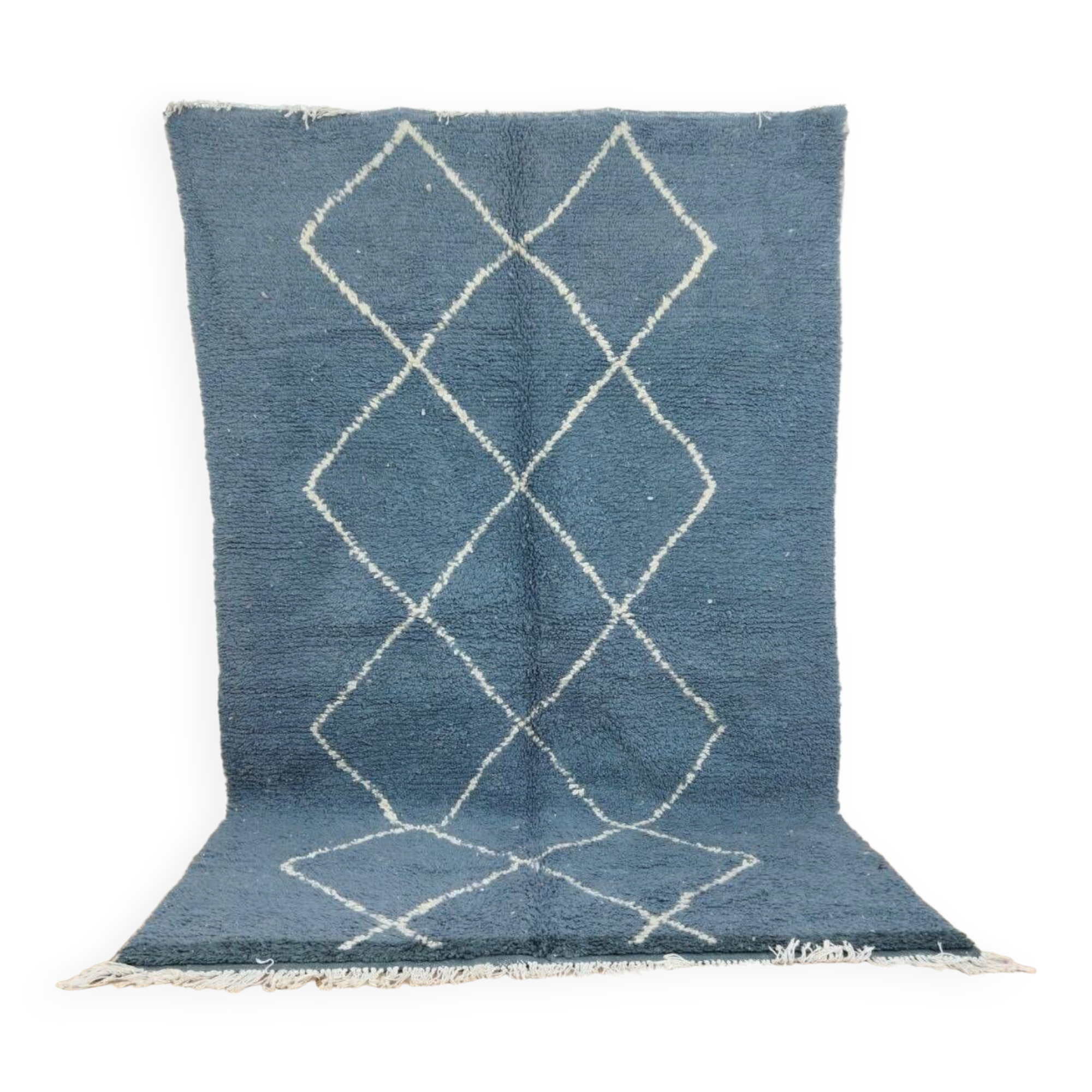 Handmade wool Berber rug 260 x 155 cm
