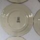 Service 6 assiettes plates gien lorraine fleurs peintes à la main
