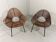 Rattan easy chairs by Rohé Noordwolde, Netherlands 1950-60’s
