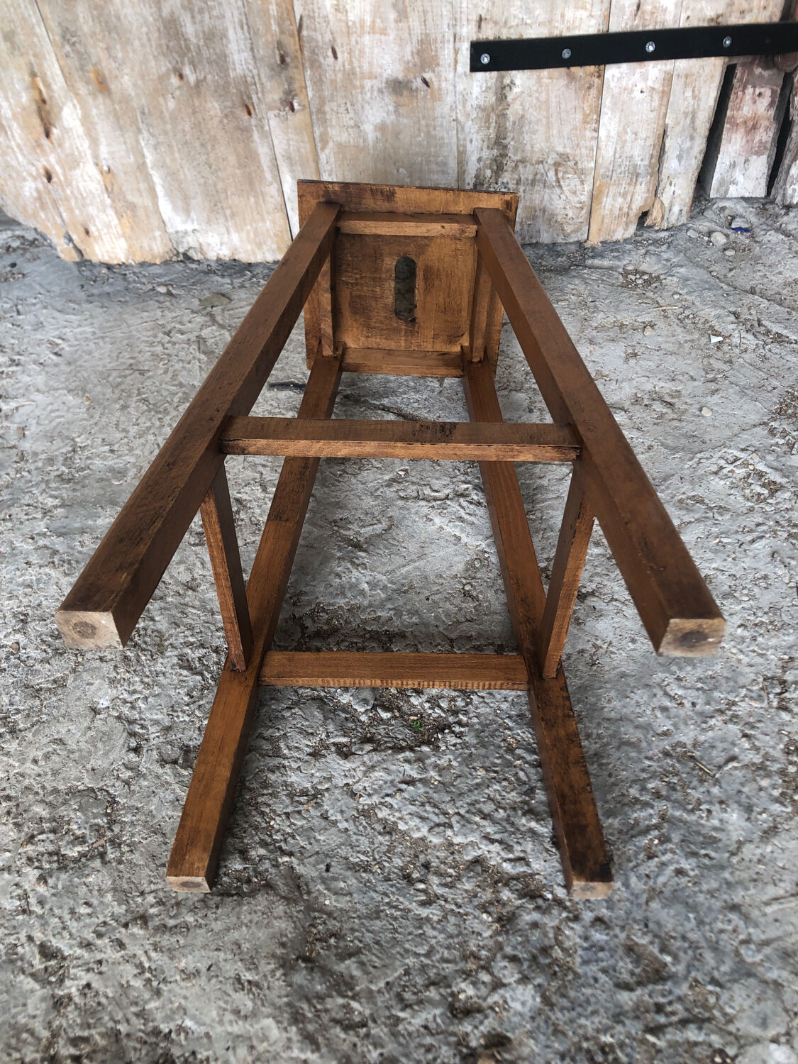 High stool bar vintage wood