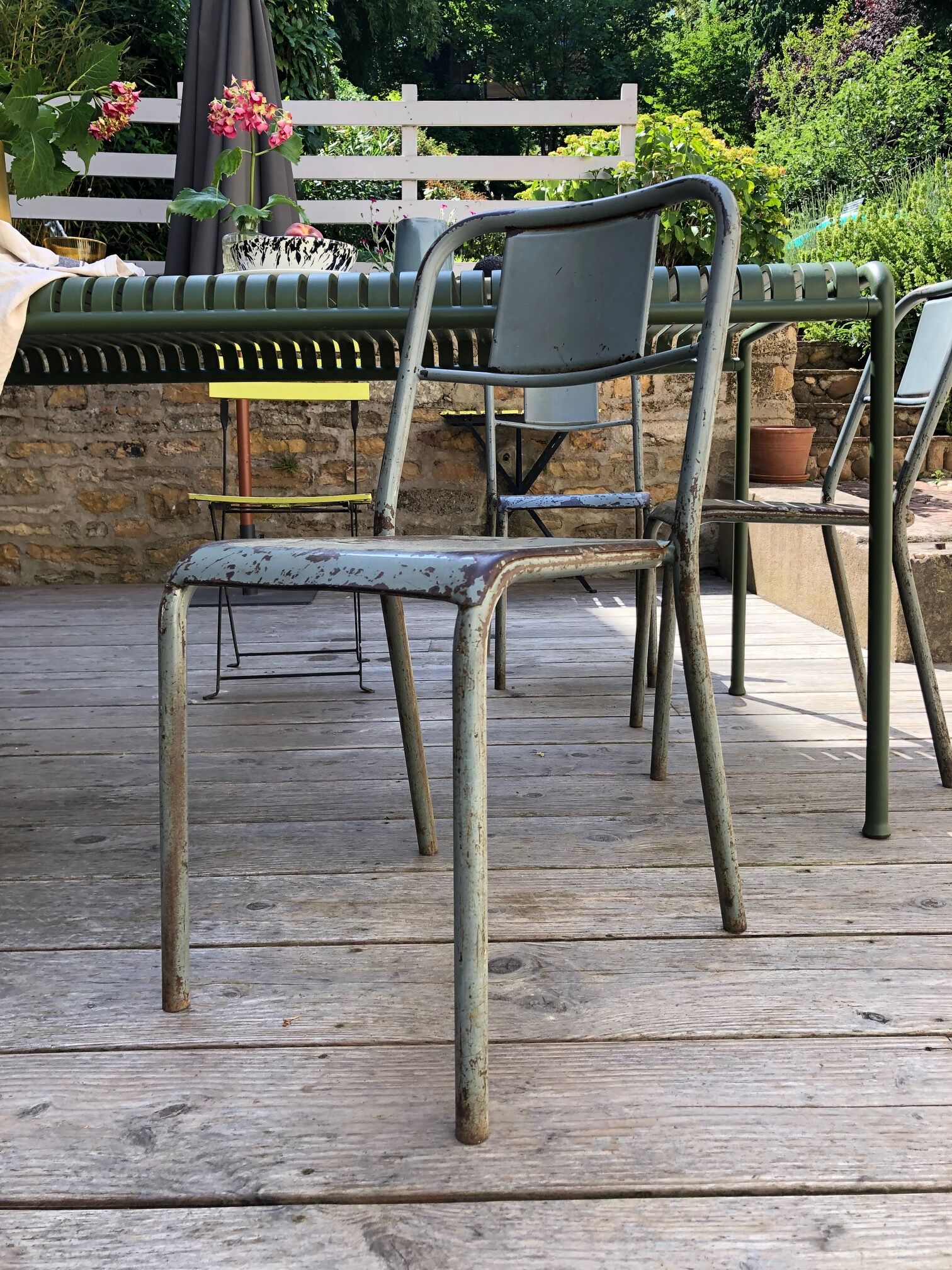 Vintage metal chair