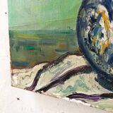 Oil painting on canvas flowers