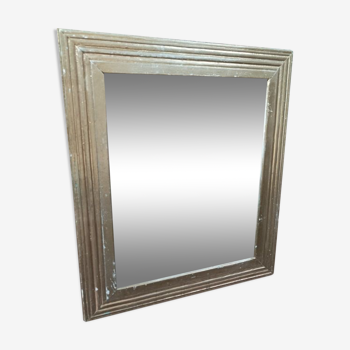 Miroir en bois doré 43x51cm