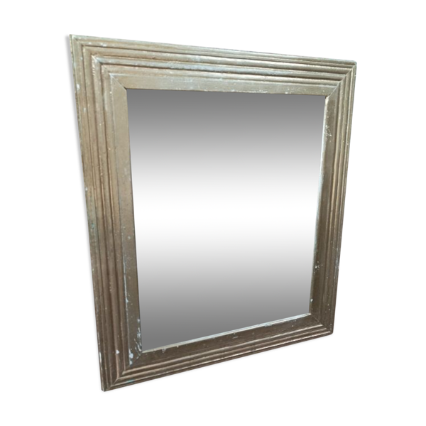 Miroir en bois doré 43x51cm