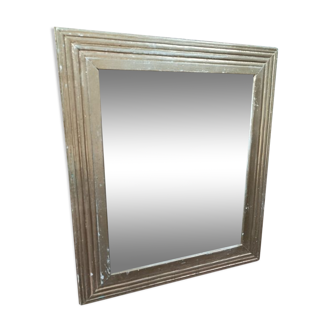 Miroir en bois doré 43x51cm