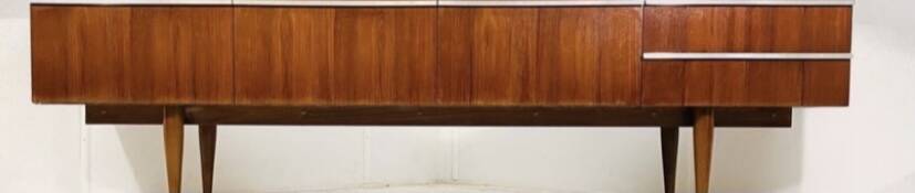 Enfilade scandinave vintage en teck