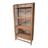 Vintage rattan shelf