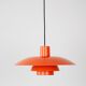 Danish vintage pendant lamp PH 4/3 by Poul Henningsen, Louis Poulsen, 1966