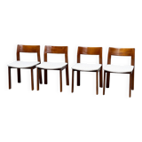 1970's sculptural Italian dining chairs