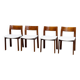 1970's sculptural Italian dining chairs