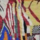 Elegant, colorful Berber rug, 150/250cm