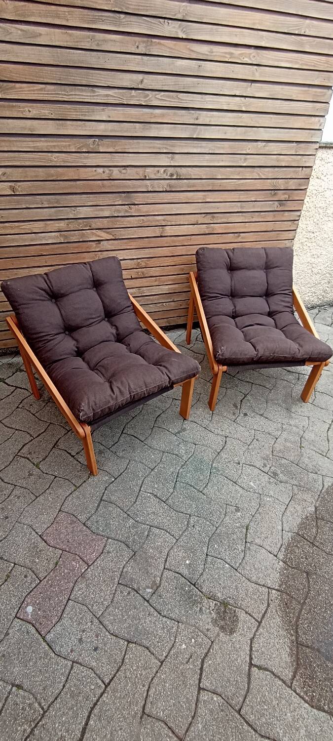 Vintage Scandinavian armchairs