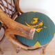 Salon de jardin en rotin console et deux fauteuils