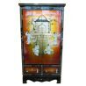 Chinese wardrobe with mother-of-pearl figures