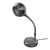 Lampe eye ball space age . Chromé