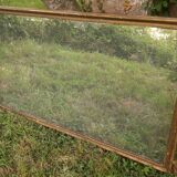 Antique mercury mirror. (Fireplace mirror)