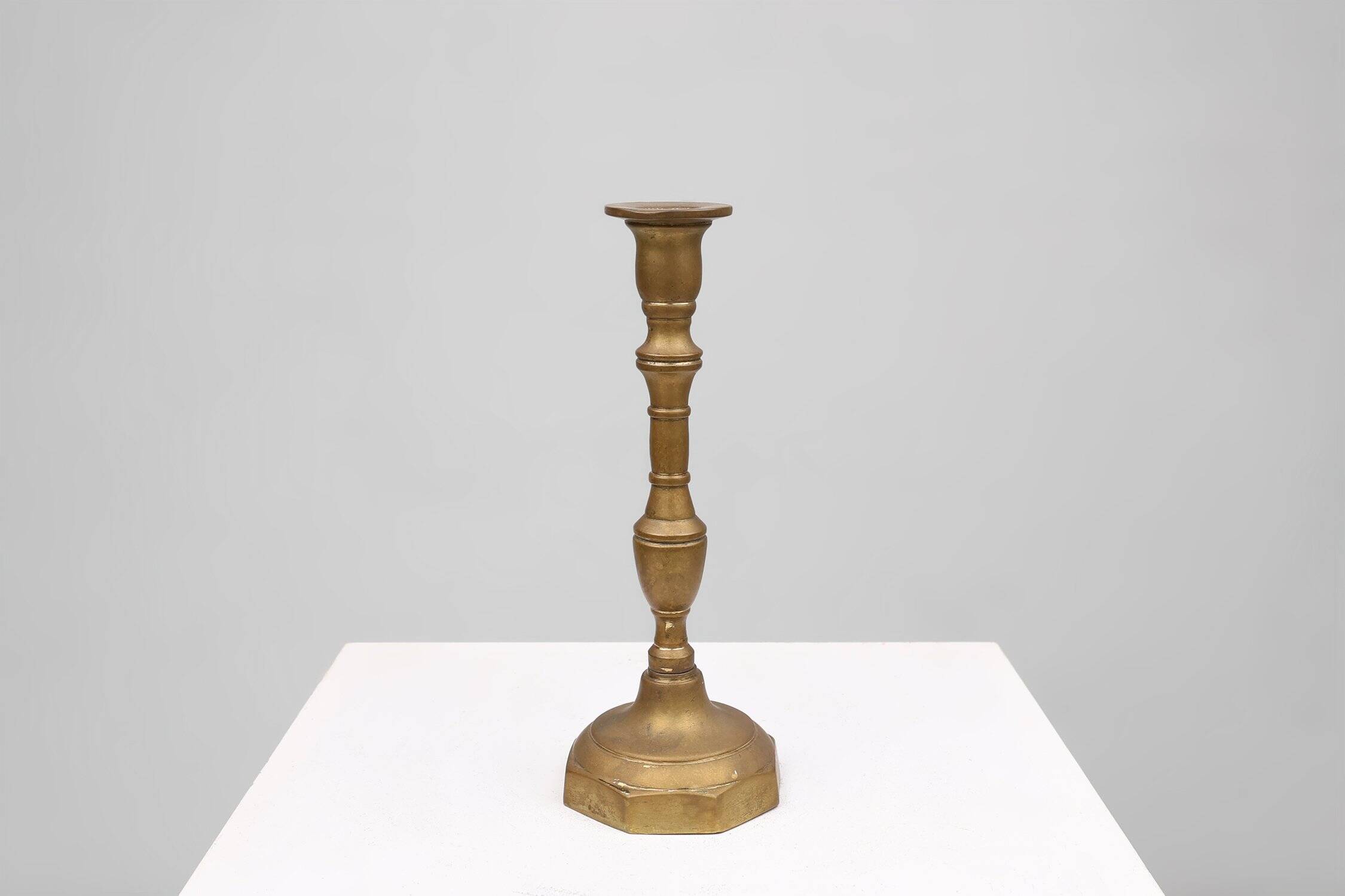 Antique French Candlestick in Bronze, 1890s