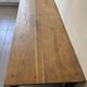 Authentic vintage farmhouse table from the 1950s in solid oak.