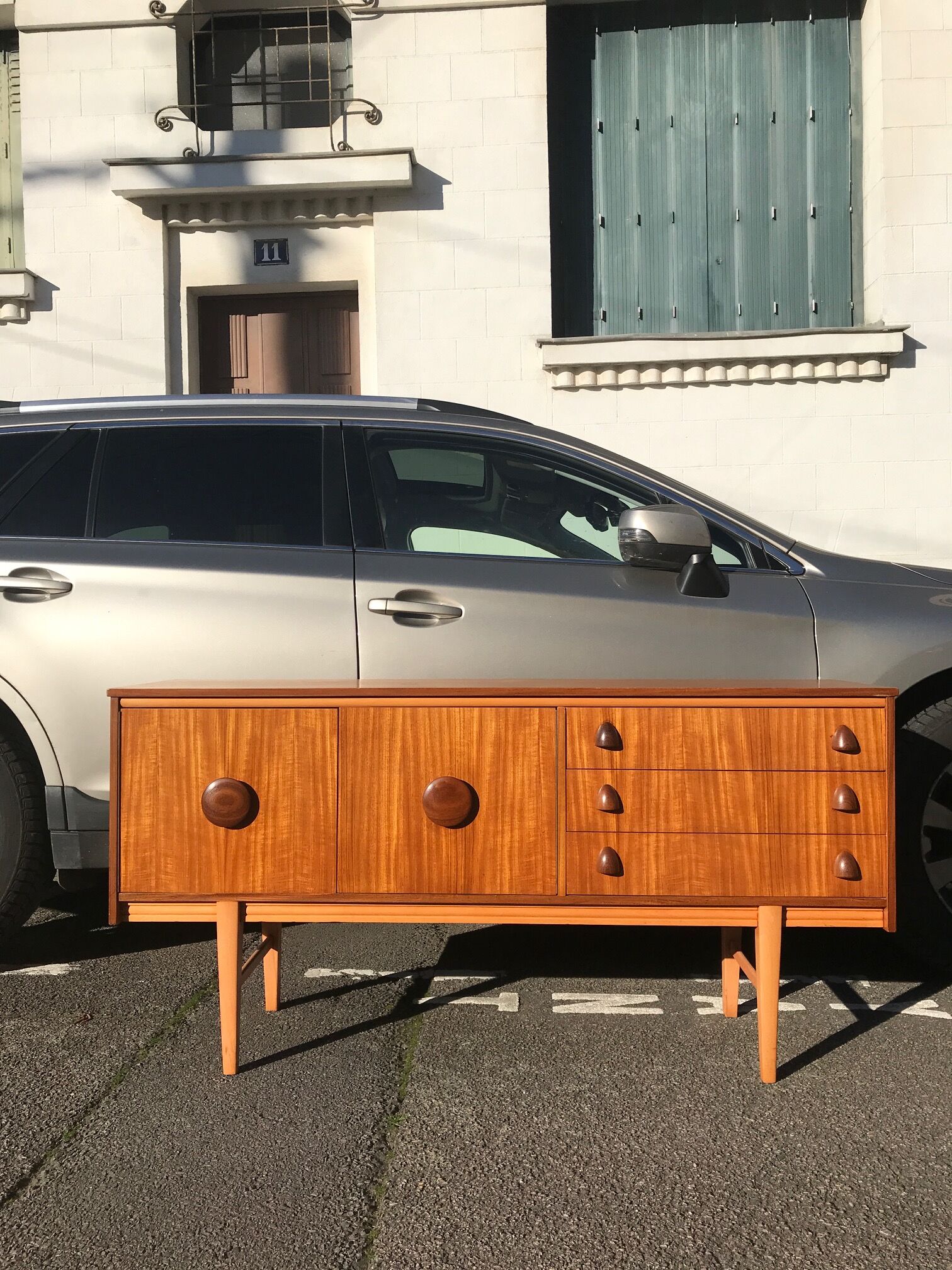 Teak sideboard of the 1960s/70s - L. 150 cm