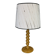 Turned wood lamp from the 70s