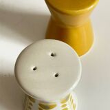 Vintage Scandinavian style ceramic salt and pepper shakers