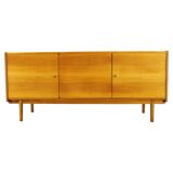 1960s Czechoslovakian maple veneer sideboard, high gloss finish