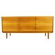1960s Czechoslovakian maple veneer sideboard, high gloss finish
