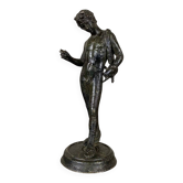Narcisse, bronze d’après l’antique