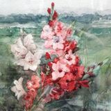 The watercolor "Iris".