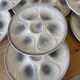 11 plates and 1 oyster dish Moulin des Loups