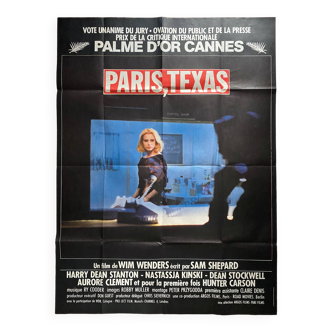 Original cinema poster "Paris, Texas" Wim Wenders, Nastassja Kinski 120x160cm 1984