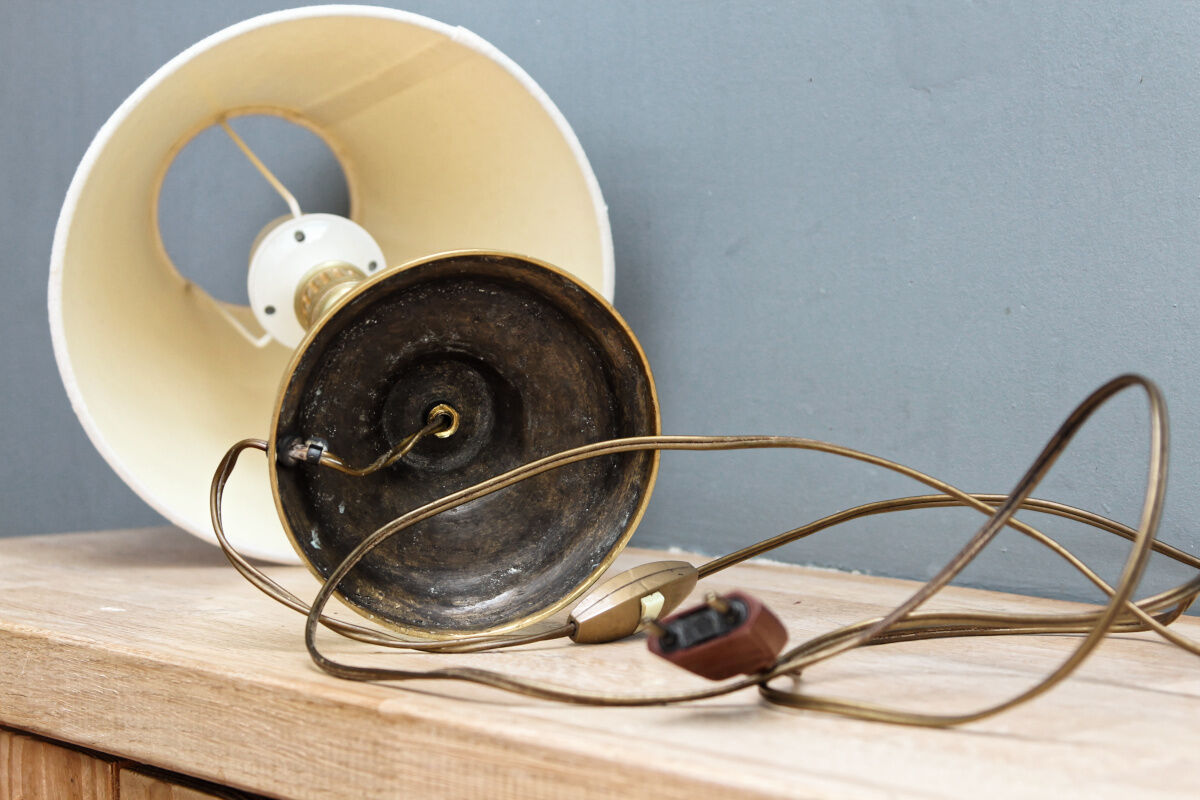 Bronze lamp, Louis XVI style