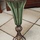 19th-century blown glass vase – Murano style with mount